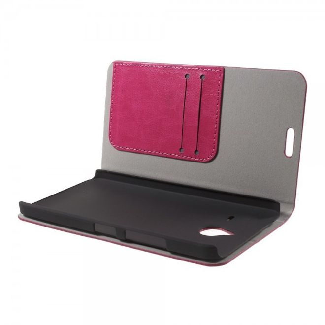 Microsoft Lumia 640 XL/640 XL Dual Crazy Horse Leder Case - rosa