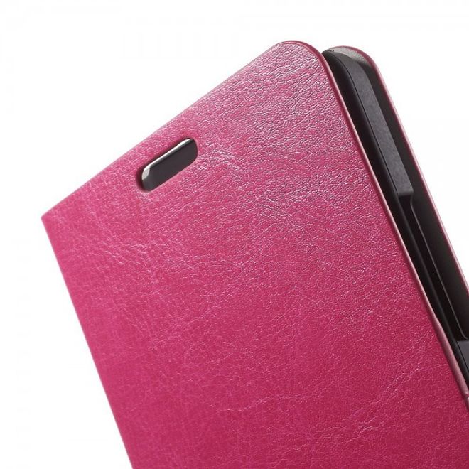 Microsoft Lumia 640 XL/640 XL Dual Crazy Horse Leder Case - rosa