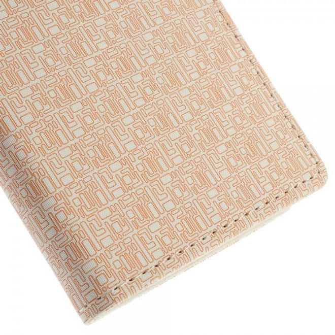 Microsoft Lumia 640/640 Dual Leder Case mit Gittermuster - beige