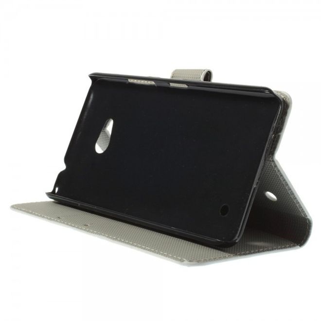 Microsoft Lumia 640/640 Dual Leder Case mit Zebrastreifen