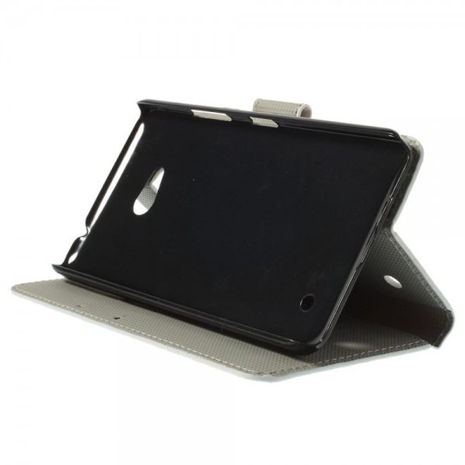 Microsoft Lumia 640/640 Dual Leder Case mit Eiffelturm und Früchten