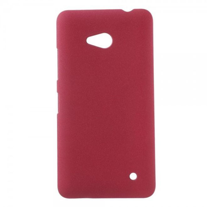Microsoft Lumia 640/640 Dual Mattes Hart Plastik Case mit sandartiger Oberfläche - rosa