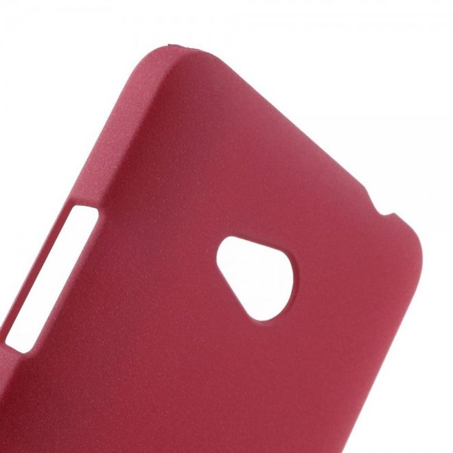 Microsoft Lumia 640/640 Dual Mattes Hart Plastik Case mit sandartiger Oberfläche - rosa