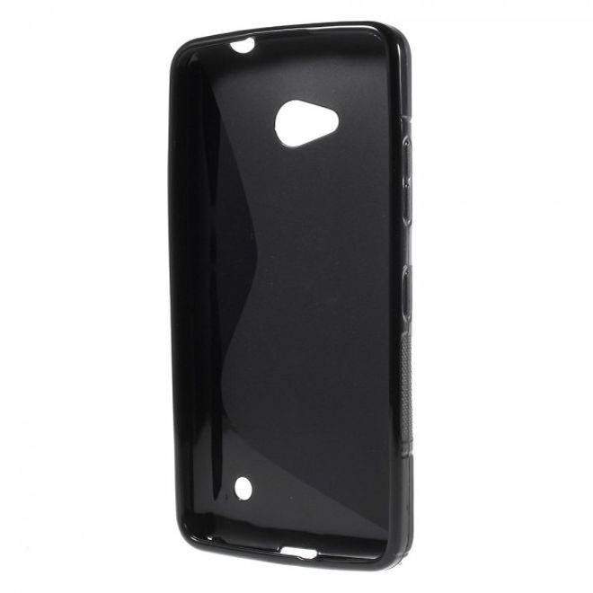 Microsoft Lumia 640/640 Dual Elastisches Plastik Case S-Line - schwarz