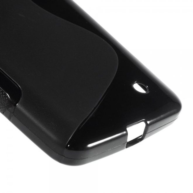 Microsoft Lumia 640/640 Dual Elastisches Plastik Case S-Line - schwarz