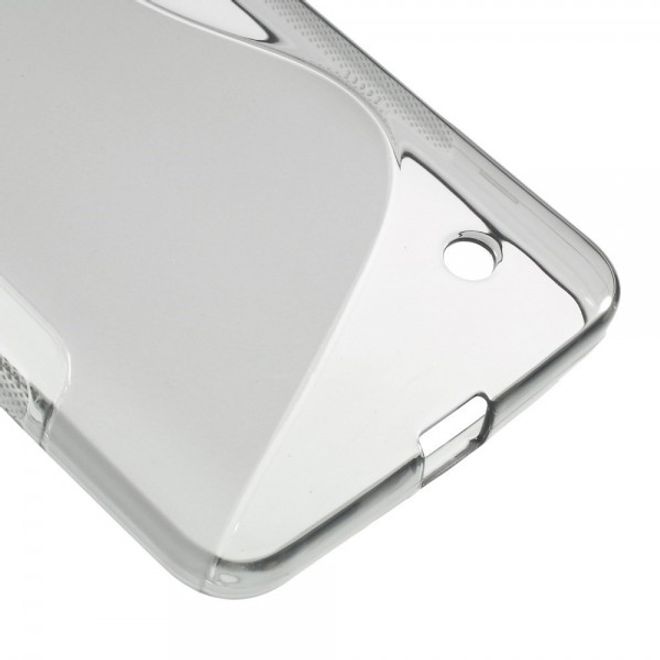 Microsoft Lumia 640/640 Dual Elastisches Plastik Case S-Line - grau