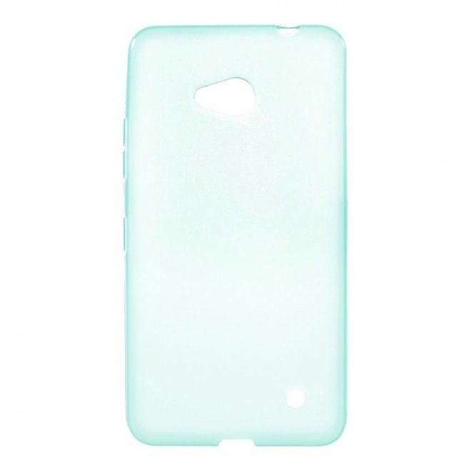 Microsoft Lumia 640/640 Dual Elastisches, leicht glänzendes Plastik Case - blau