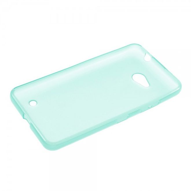 Microsoft Lumia 640/640 Dual Elastisches, leicht glänzendes Plastik Case - blau