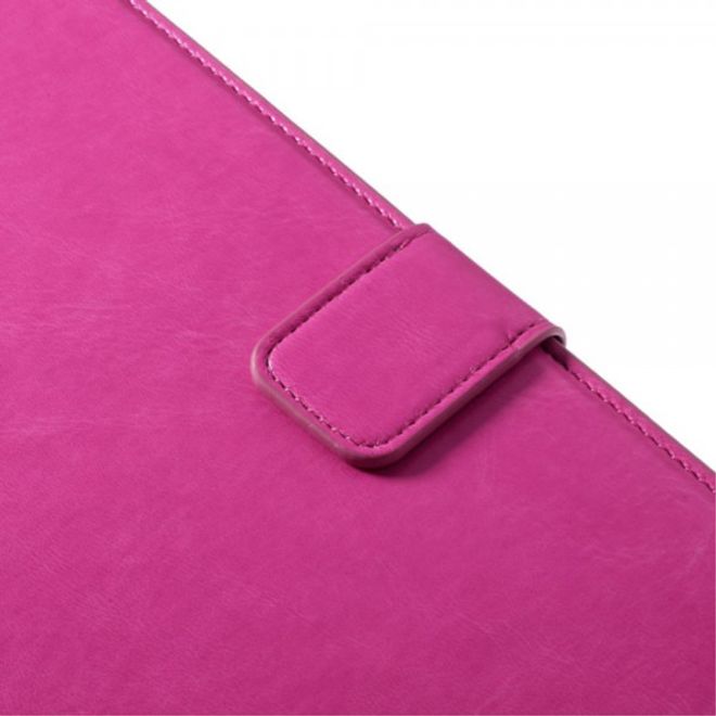 Samsung Galaxy Tab Pro 10.1 (T520/T525) Praktisches Crazy Horse Leder Case mit Standfunktion - rosa