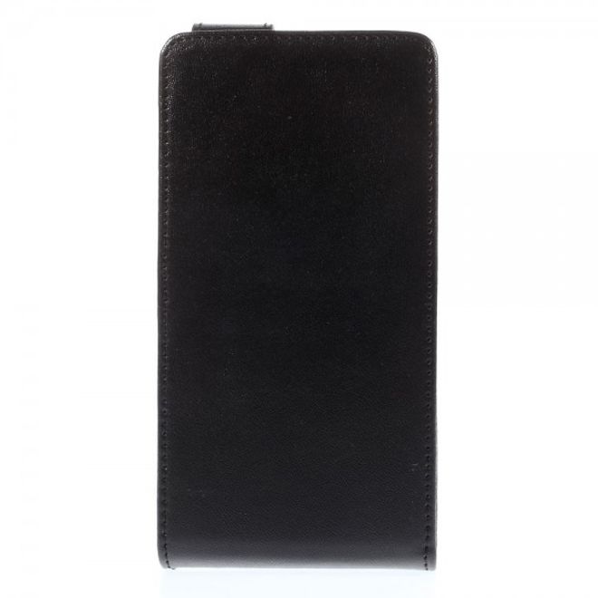 Wiko Birdy Magnetisches Leder Case vertikal - schwarz