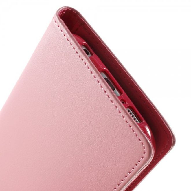 Goospery - Samsung Galaxy S6 Hülle - Handy Bookcover - Rich Diary Series - rosa