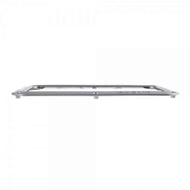 Samsung Galaxy S6 LOVE MEI Ultrarobustes Metall, Silikon und gehärtetes Glas Case - silber