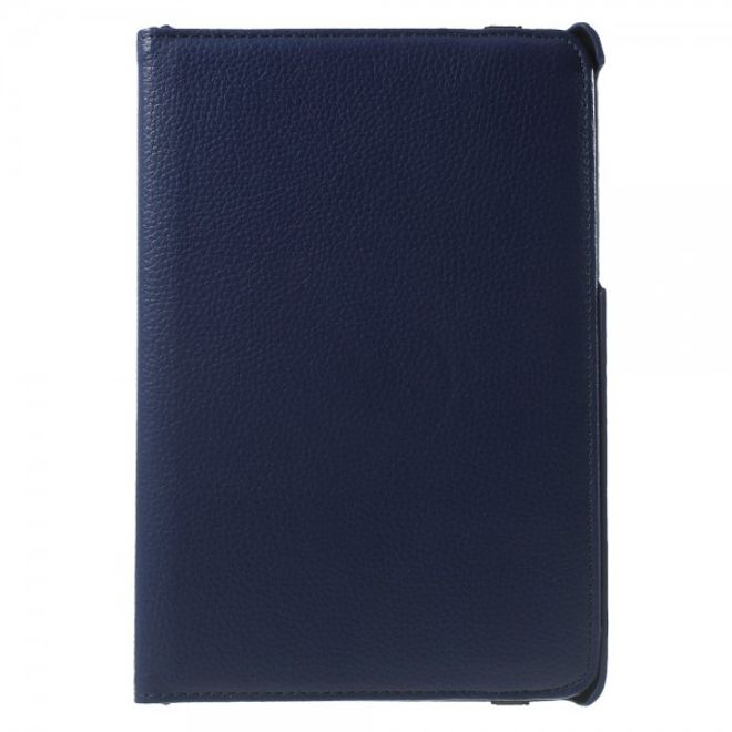 Samsung Galaxy Tab A 8.0 (T350) 360° rotierbares Leder Case mit Litchitextur - dunkelblau