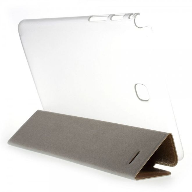 Samsung Galaxy Tab A 8.0 (T350) Leder Case mit seidenartiger Textur und Standfunktion - gold