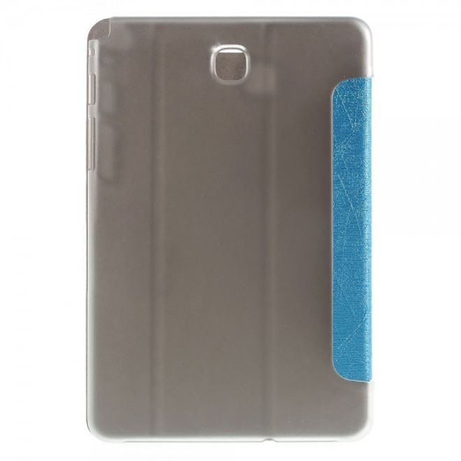 Samsung Galaxy Tab A 8.0 (T350) Leder Case mit seidenartiger Textur und Standfunktion - hellblau