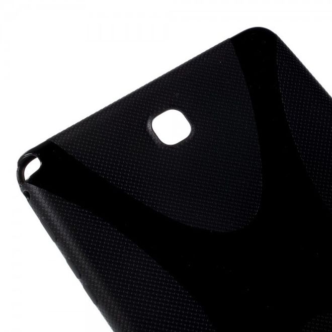 Samsung Galaxy Tab A 8.0 (T350) Elastisches Plastik Case X-Shape - schwarz