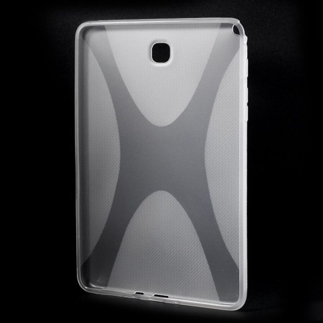 Samsung Galaxy Tab A 8.0 (T350) Elastisches Plastik Case X-Shape - transparent