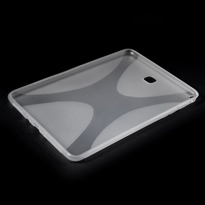 Samsung Galaxy Tab A 8.0 (T350) Elastisches Plastik Case X-Shape - transparent