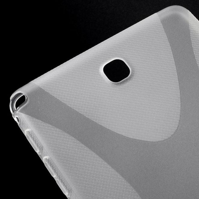Samsung Galaxy Tab A 8.0 (T350) Elastisches Plastik Case X-Shape - transparent