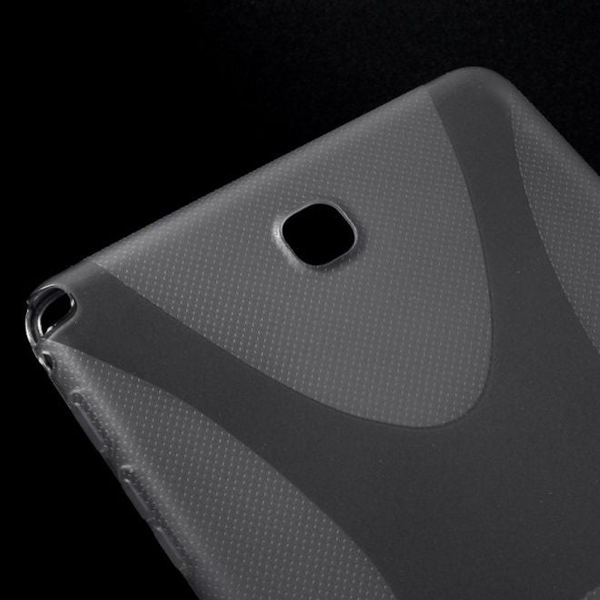Samsung Galaxy Tab A 8.0 (T350) Elastisches Plastik Case X-Shape - grau