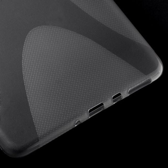Samsung Galaxy Tab A 8.0 (T350) Elastisches Plastik Case X-Shape - grau