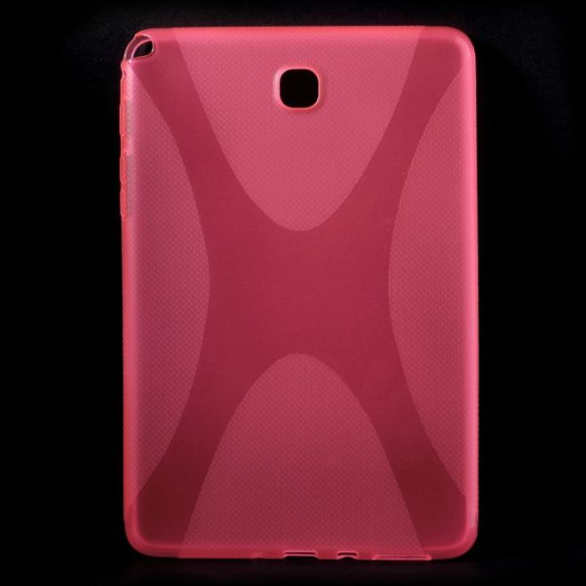 Samsung Galaxy Tab A 8.0 (T350) Elastisches Plastik Case X-Shape - rosa