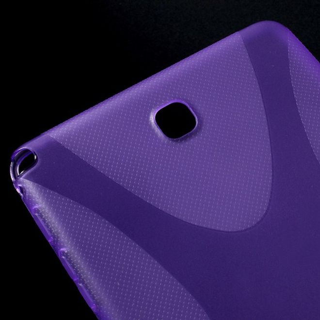 Samsung Galaxy Tab A 8.0 (T350) Elastisches Plastik Case X-Shape - purpur