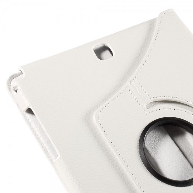 Samsung Galaxy Tab A 9.7  Leder Case mit Litchitextur - weiss