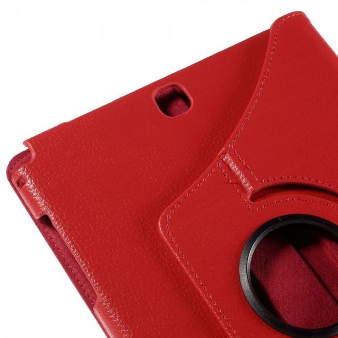 Samsung Galaxy Tab A 9.7  Leder Case mit Litchitextur - rot