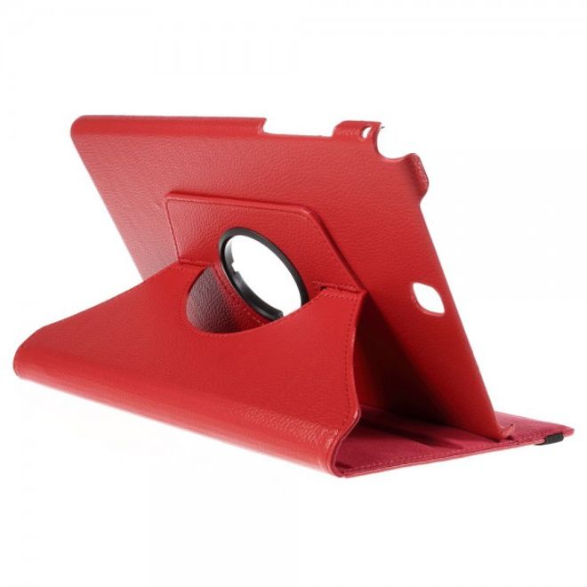 Samsung Galaxy Tab A 9.7  Leder Case mit Litchitextur - rot