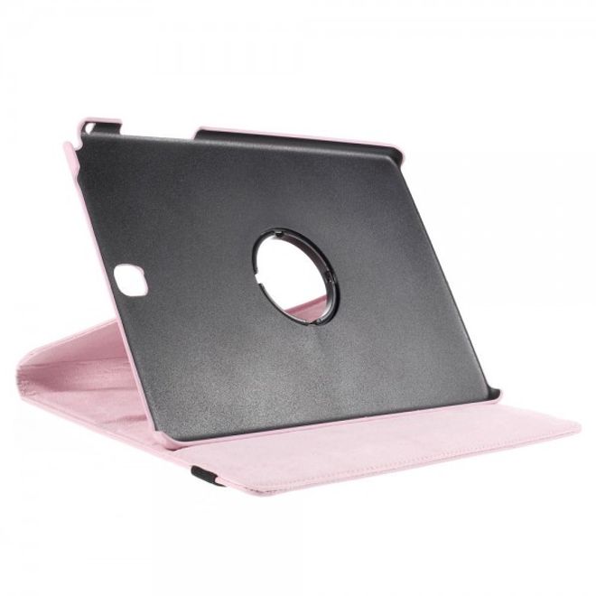 Samsung Galaxy Tab A 9.7 Hülle - 360° rotierbares Case aus Leder - rosa
