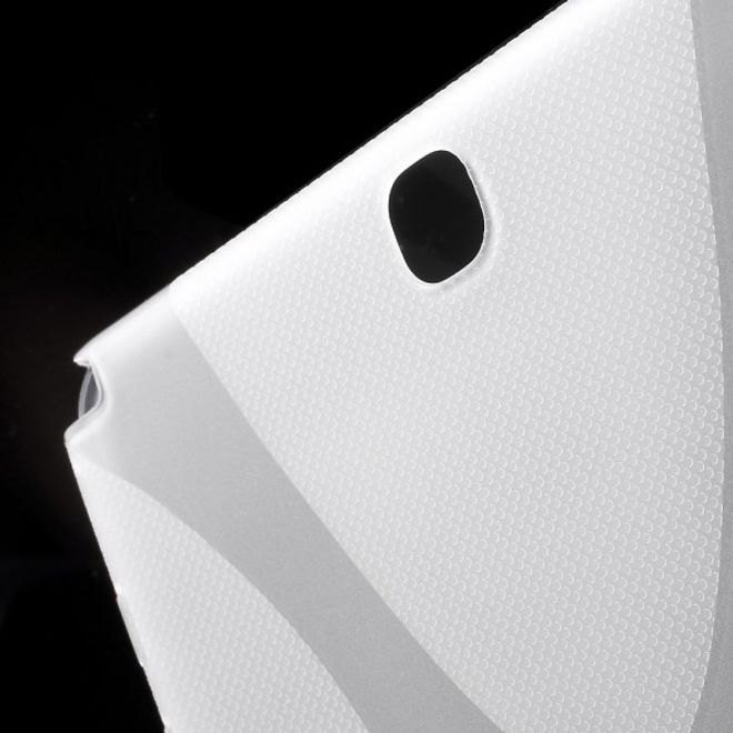 Samsung Galaxy Tab A 9.7  Elastisches Plastik Case X-Shape - transparent