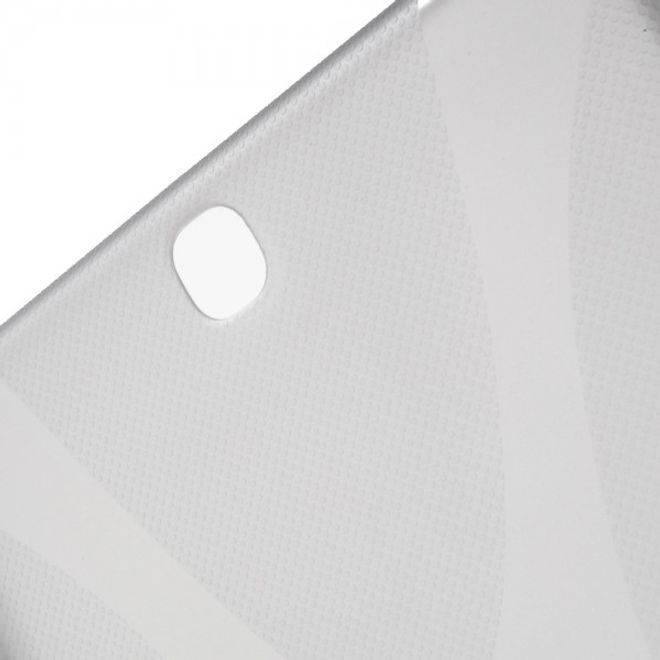 Samsung Galaxy Tab A 9.7  Elastisches Plastik Case X-Shape - grau