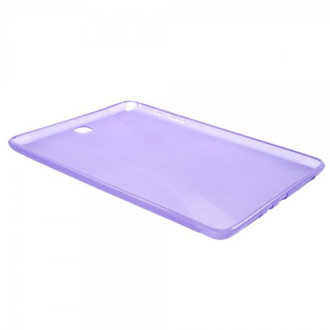 Samsung Galaxy Tab A 9.7  Elastisches Plastik Case X-Shape - purpur