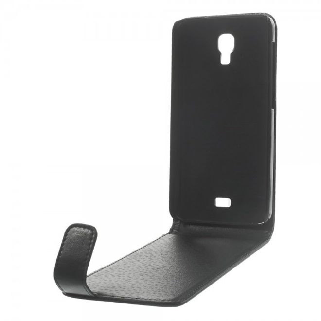 Wiko Bloom Magnetisches Leder Flip Case vertikal - schwarz