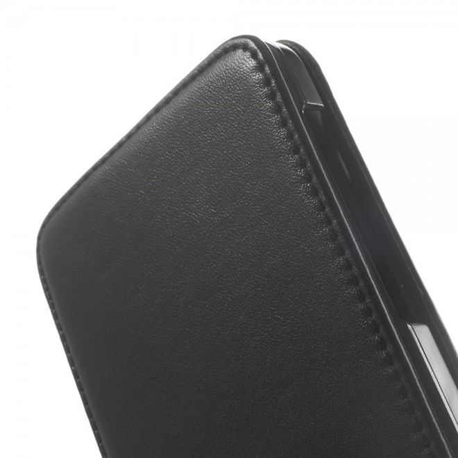 Wiko Bloom Magnetisches Leder Flip Case vertikal - schwarz