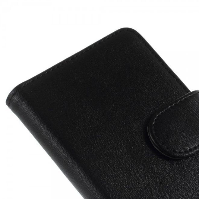 Wiko Goa Leder Flip Case mit Standfunktion - schwarz