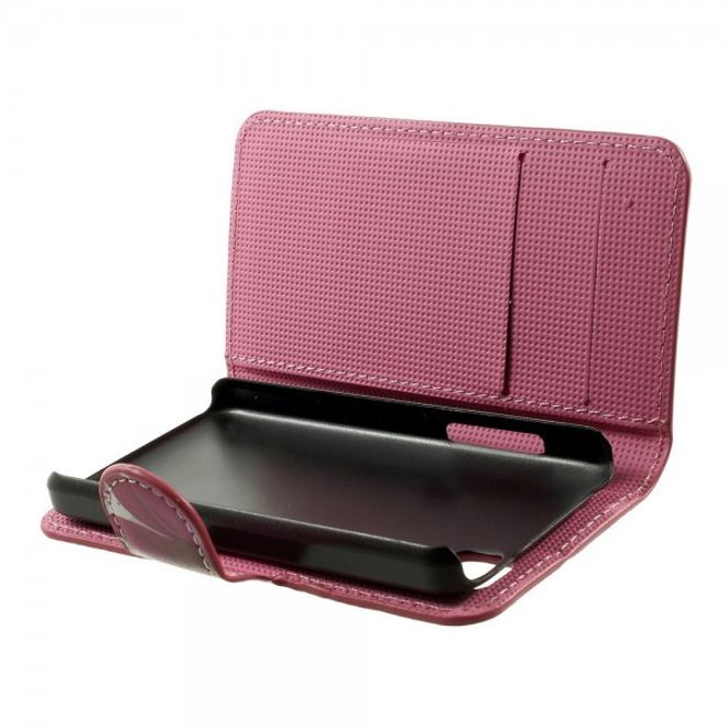 Wiko Goa Leder Case mit Lotus Blumen