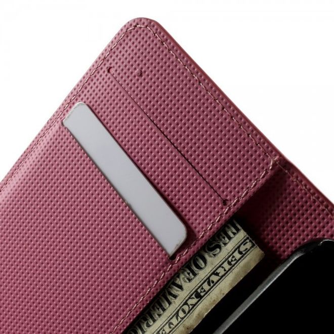 Wiko Goa Leder Case mit Lotus Blumen