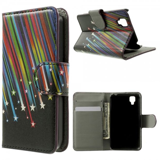 Wiko Goa Leder Case mit Meteorschauer
