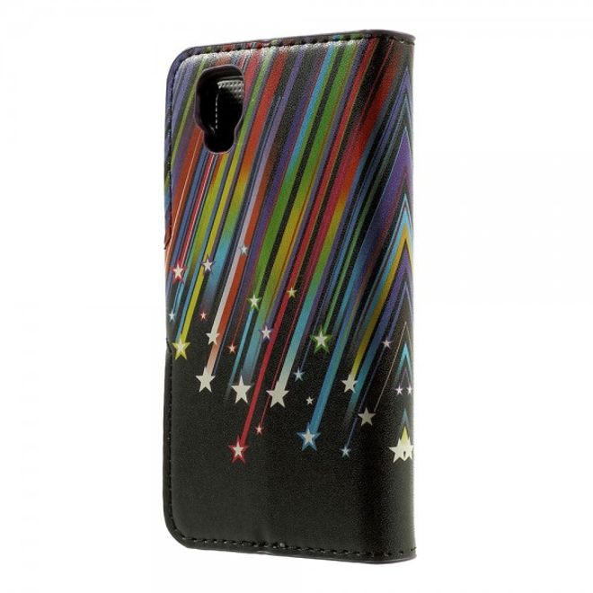 Wiko Goa Leder Case mit Meteorschauer