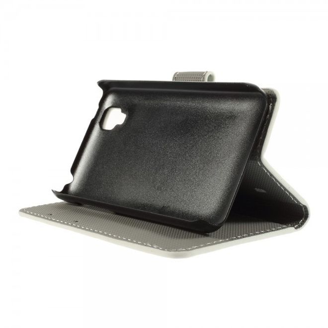 Wiko Goa Leder Case mit schlafender Eule