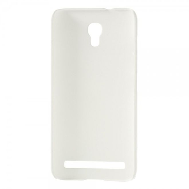 Alcatel One Touch Idol 2 Mini S Mattes Hart Plastik Case - weiss