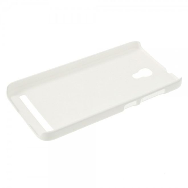 Alcatel One Touch Idol 2 Mini S Mattes Hart Plastik Case - weiss