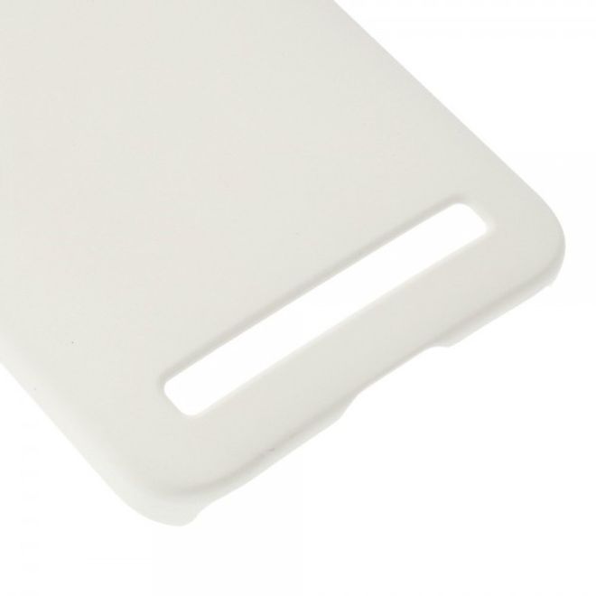 Alcatel One Touch Idol 2 Mini S Mattes Hart Plastik Case - weiss
