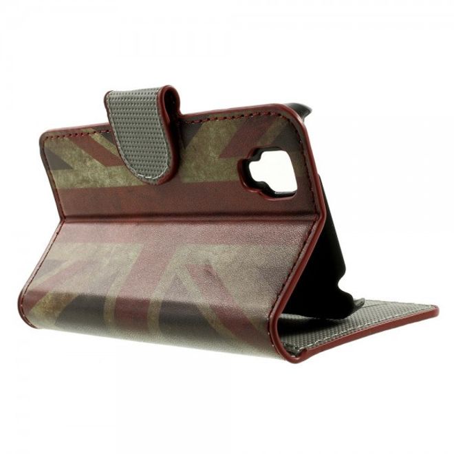 Wiko Goa Leder Case mit UK Flagge retro-style