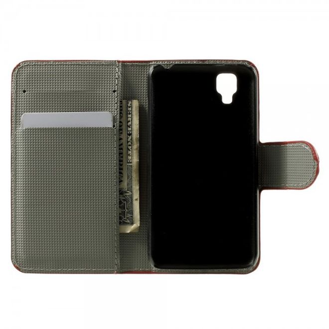 Wiko Goa Leder Case mit UK Flagge retro-style