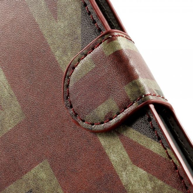 Wiko Goa Leder Case mit UK Flagge retro-style