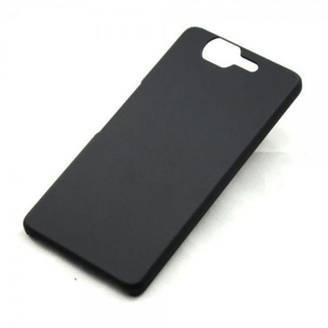 Wiko Highway Mattes Hart Plastik Case - schwarz