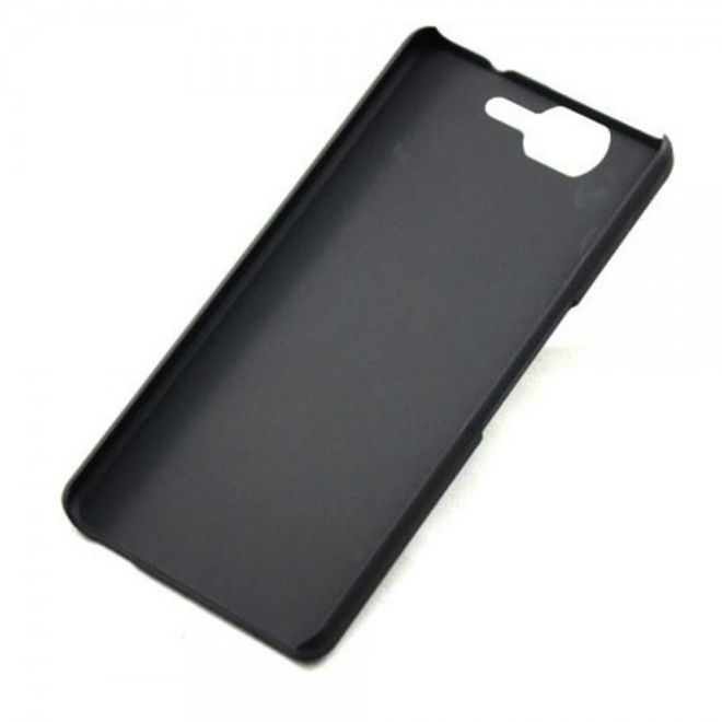 Wiko Highway Mattes Hart Plastik Case - schwarz